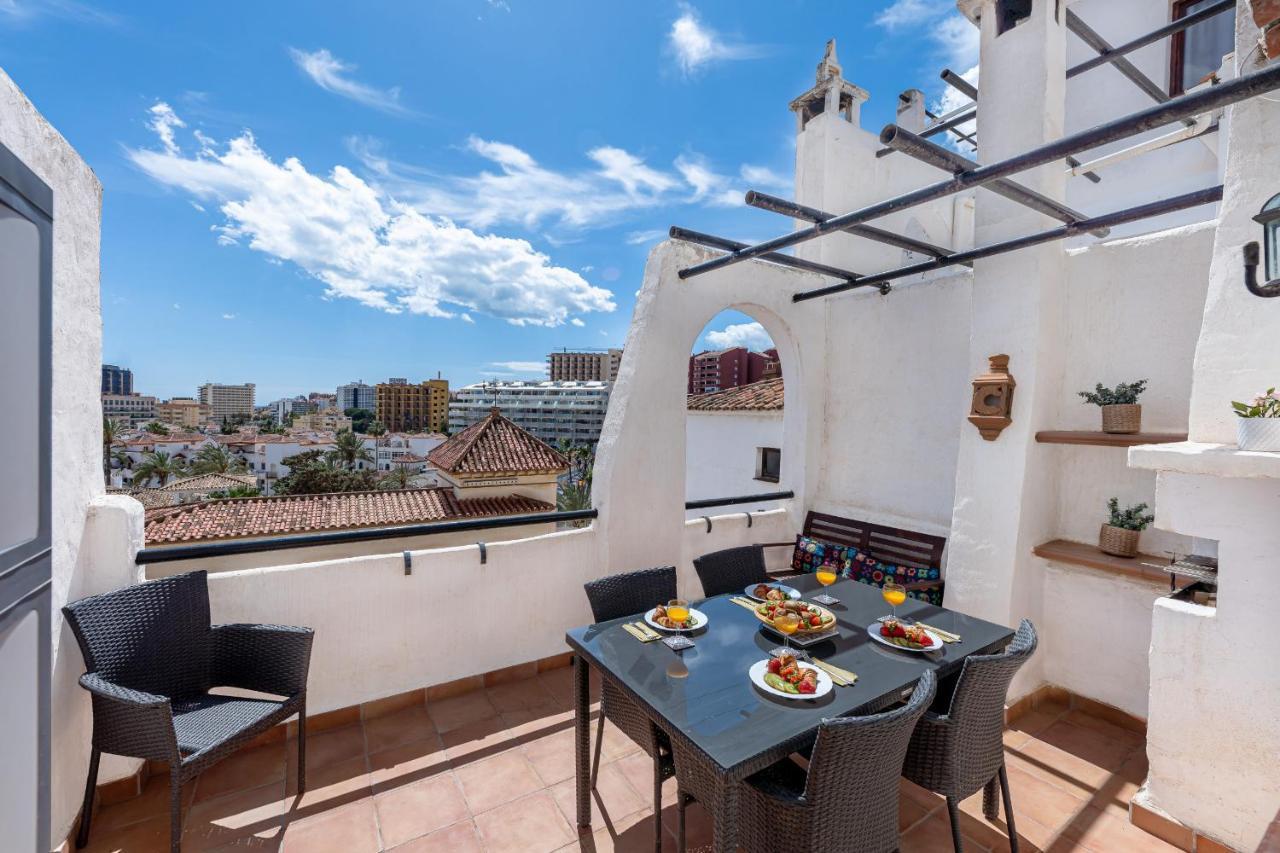 797 Hr - Pueblo Evita- Andalusian Apartment With Terrace. 贝纳尔马德纳 外观 照片